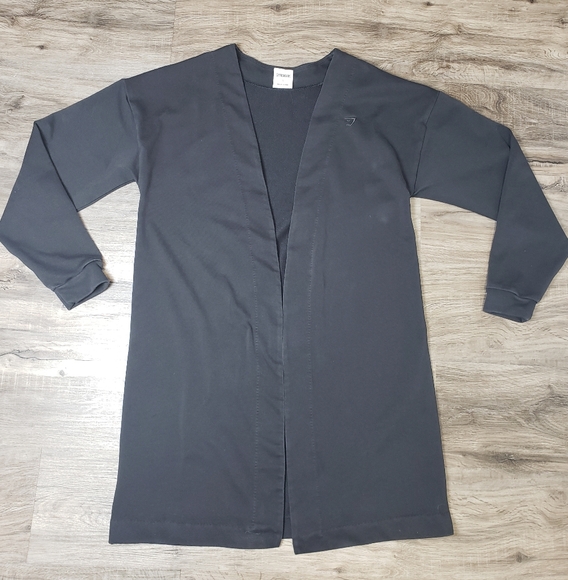 Gymshark Whitney Simmons Collab Oversized Black Cardigan Women's Small - Picture 1 of 8